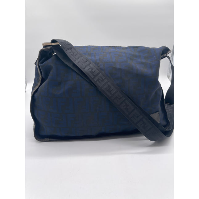 Fendi FF cloth messenger bag