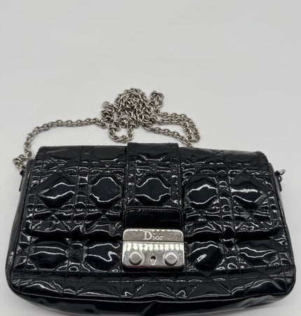 Dior miss Dior patent crossbody leather bag