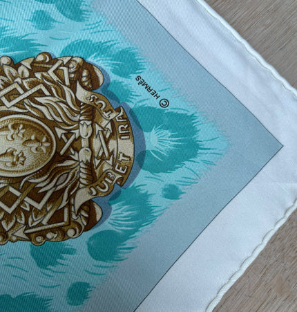 Hermes Casques Et Plumets silk scarf