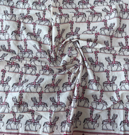 Hermes Les Artificiers cotton scarf 55