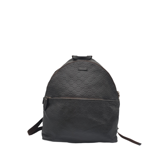 Gucci leather backpack