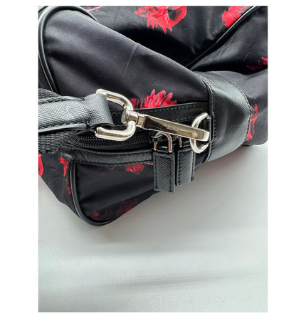 Prada light weight Floral travel bag