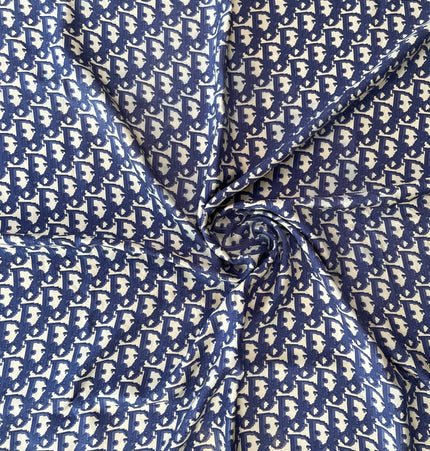 Dior monogram vintage silk scarf