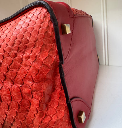Céline phyton leather Luggage Tote 