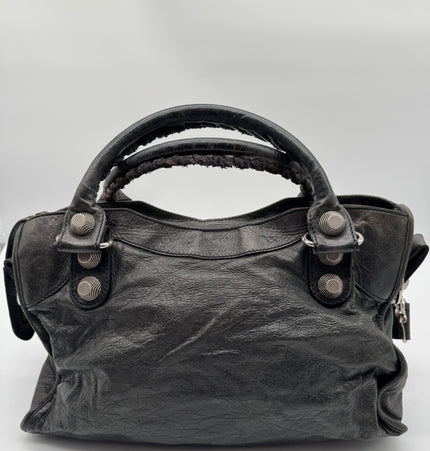 Balenciaga city mettalic shoulder bag