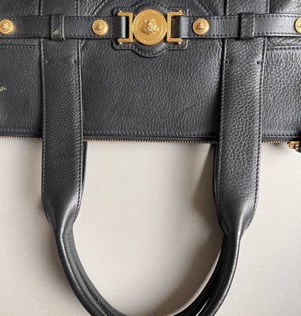 GIANNI VERSACE medusa head leather bag