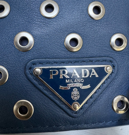 Prada studded crossbody bag