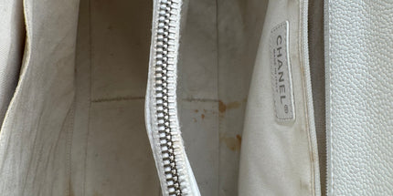 Chanel grand shopping tote caviar leather shoulder bag