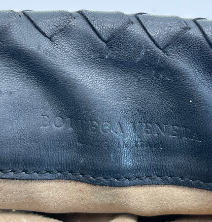 Bottega veneta woven handle leather shoulder bag