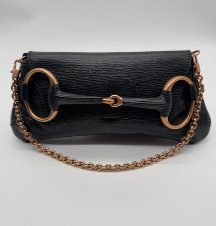 Gucci horse bit shoulder bag