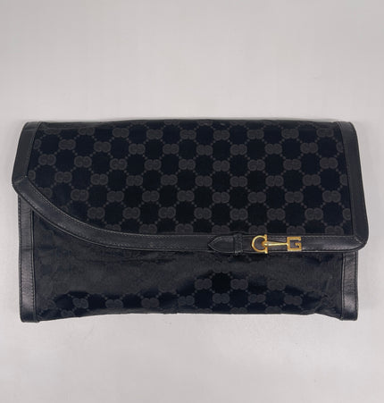 Gucci satin vintage clutch bag
