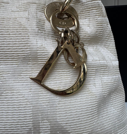 Dior lady Dior double handle handbag