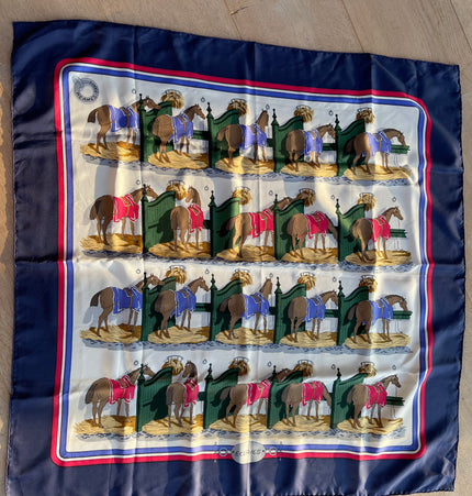 Hermes silk Ecuries scarf