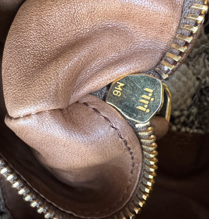 Prada phyton shoulder bag