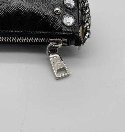 PRADA mini saffiano leather shoulder bag