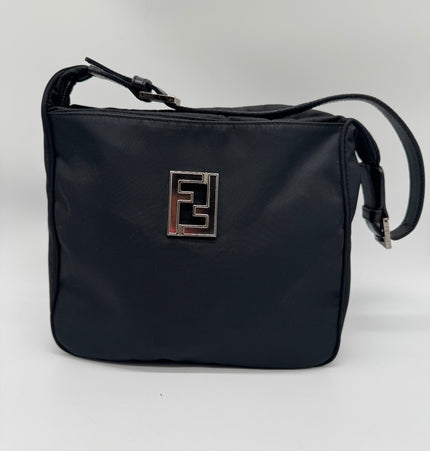 Sac bandoulière Fendi en tissu avec logo