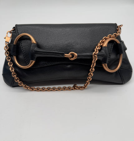 Gucci horse bit shoulder bag