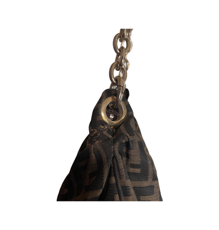 FENDI  large zucca shoulder bag