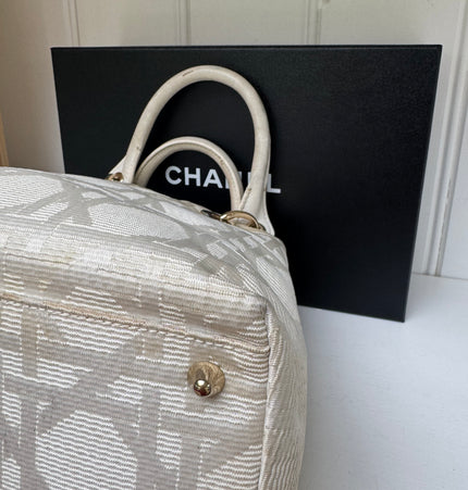 Dior lady Dior double handle handbag