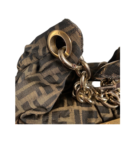 FENDI  large zucca shoulder bag