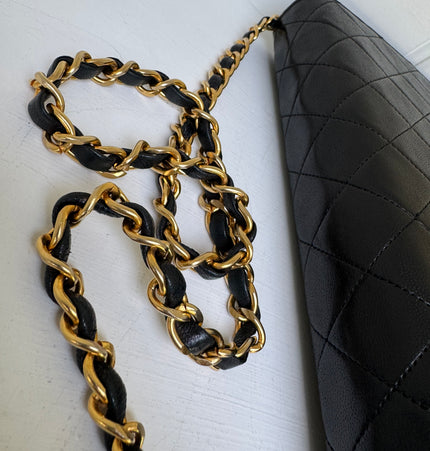 Chanel timeless flap shoulder bag