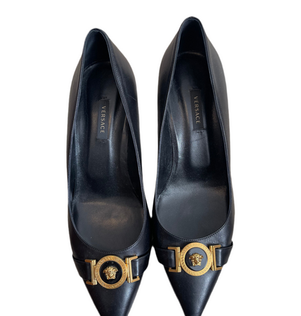 Versace kitten heels