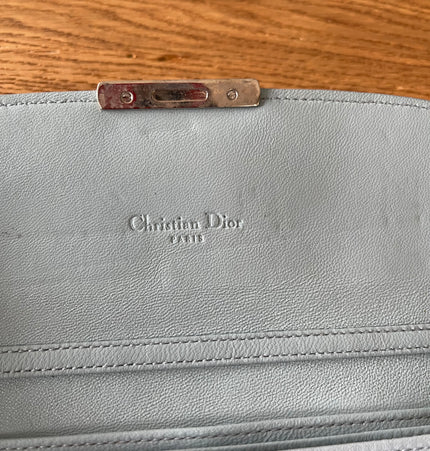Dior cannage stitched diorling rendezvous chain wallet
