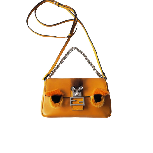 Fendi mini baguette monster bag