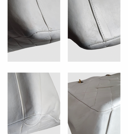 Chanel vintage shopping tote