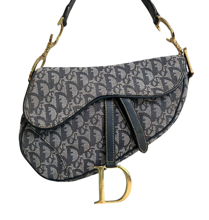 Dior Saddle Denim Schultertasche