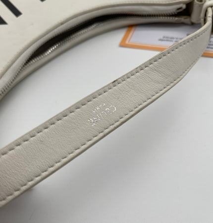 CELINE ava leather shoulder bag