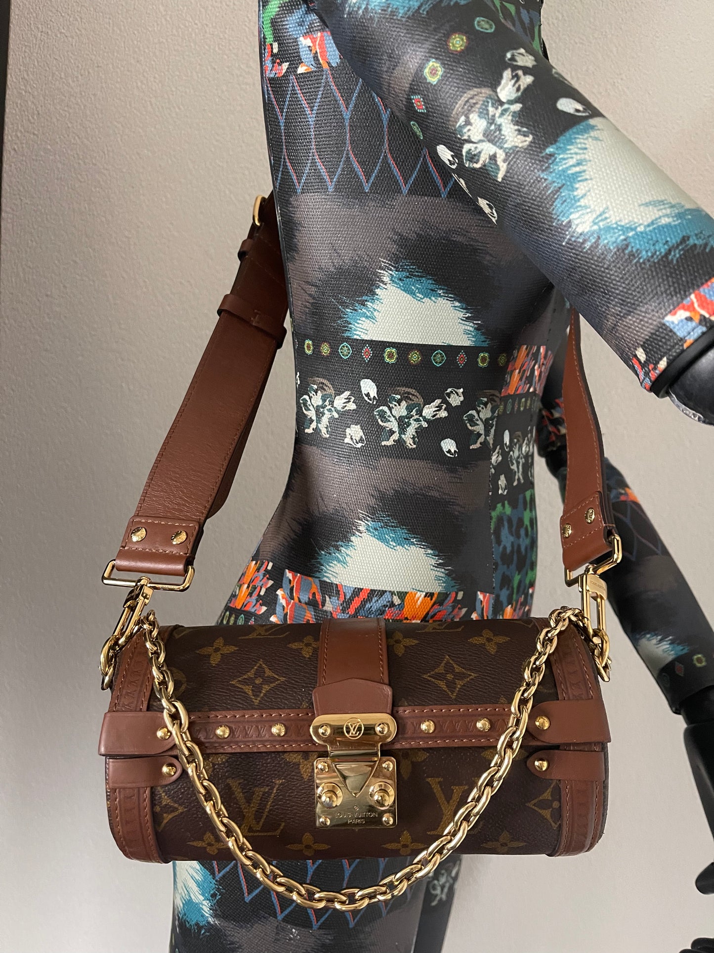 Louis Vuitton trunk papillon crossbody bag