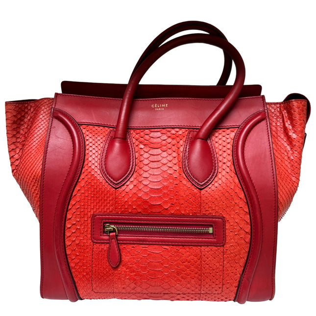 Céline phyton leather Luggage Tote 
