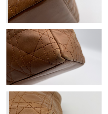 DIOR  lady dior vintage leather bag