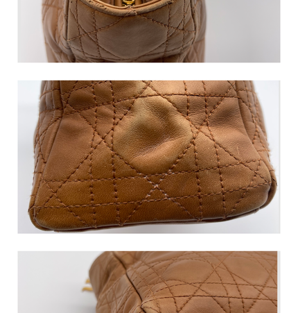 DIOR  lady dior vintage leather bag