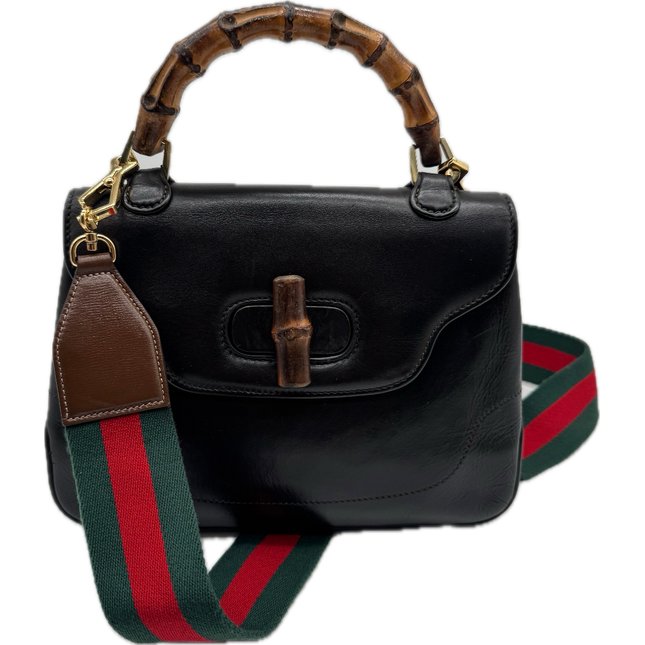 Gucci convertible bamboo handbag