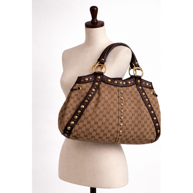 Gucci studded shoulder bag