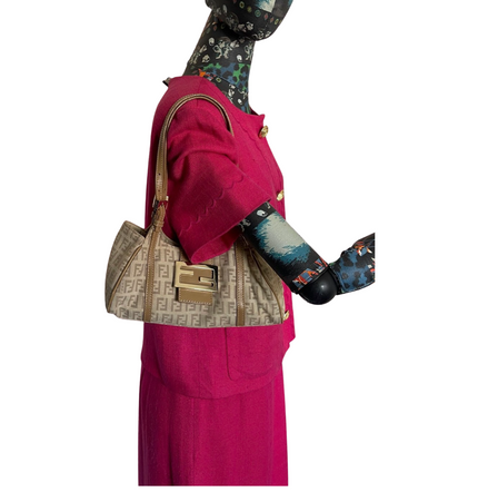 FENDI  mini baguette cloth bag