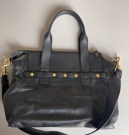 GIANNI VERSACE medusa head leather bag