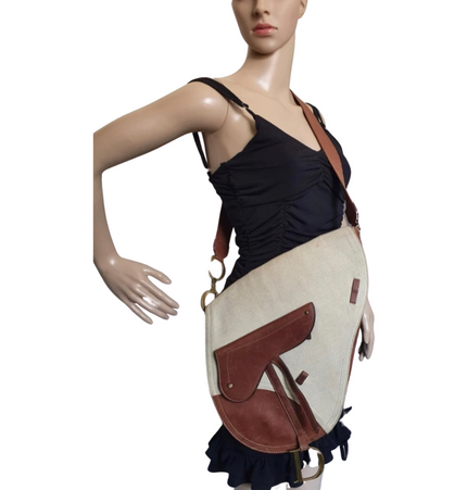 Dior large saddle crossbody bag