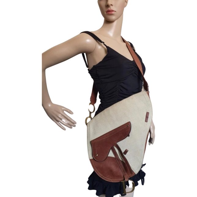 Dior large saddle crossbody bag