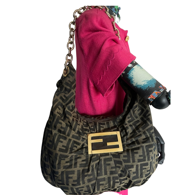 FENDI  large zucca shoulder bag