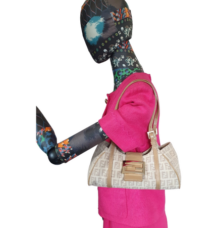 FENDI  mini baguette cloth bag