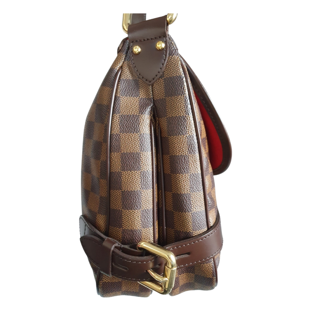 Louis Vuitton Damier Ebene Canvas Highbury Shoulder Bag.  Luxury, Lot  #75029