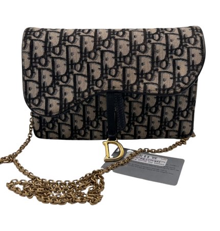 Dior Saddle rectangular denim crossbody bag