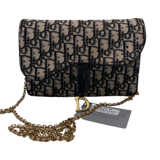 Dior Saddle rectangular denim crossbody bag