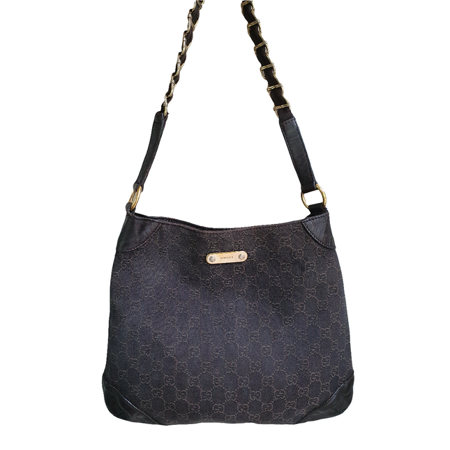Gucci shoulder cloth bag
