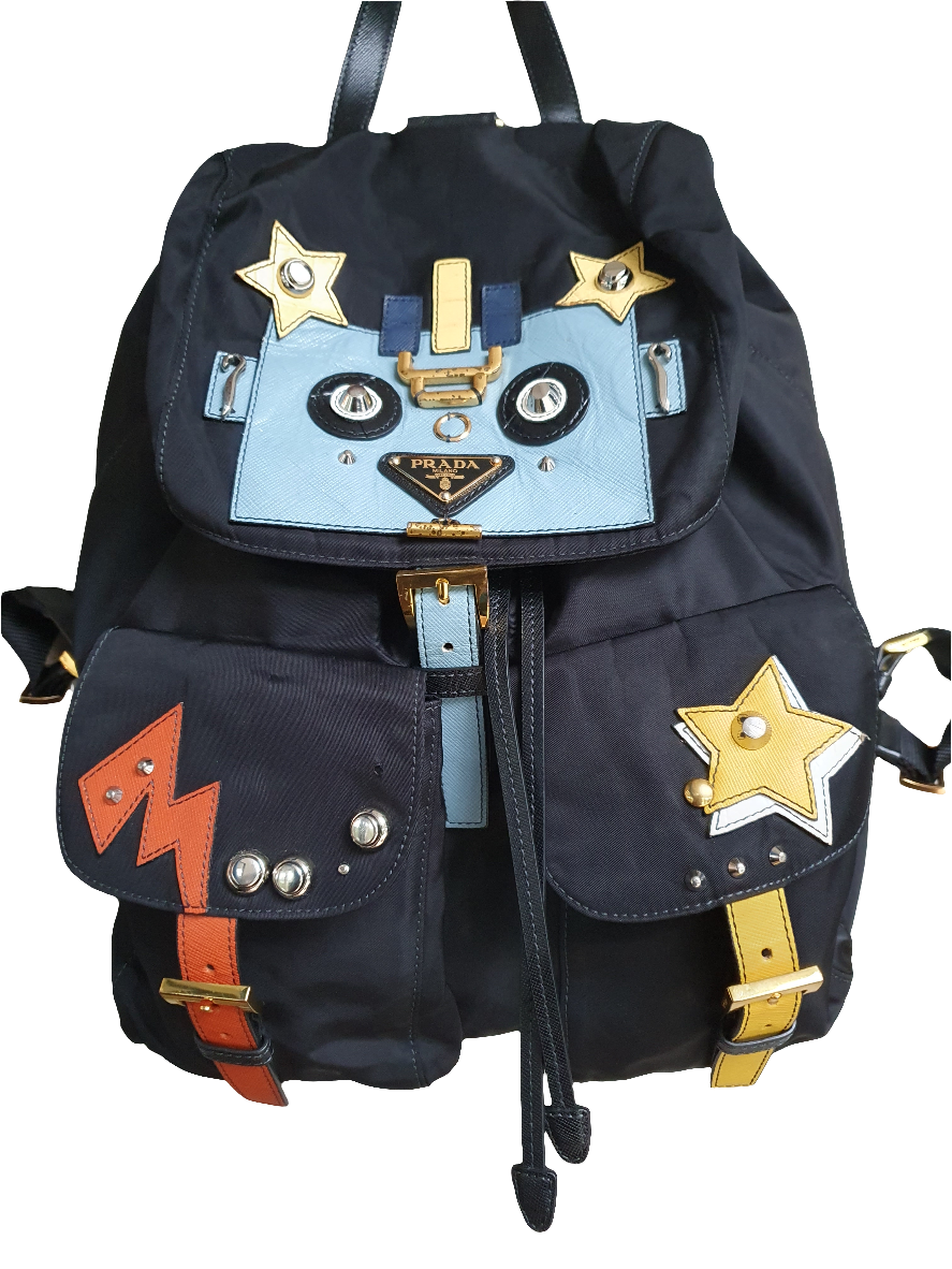 Prada robot backpack