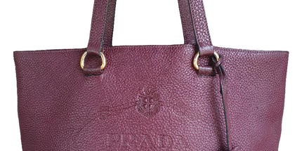 Prada leather shoulder bag