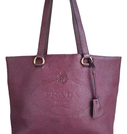 Prada leather shoulder bag